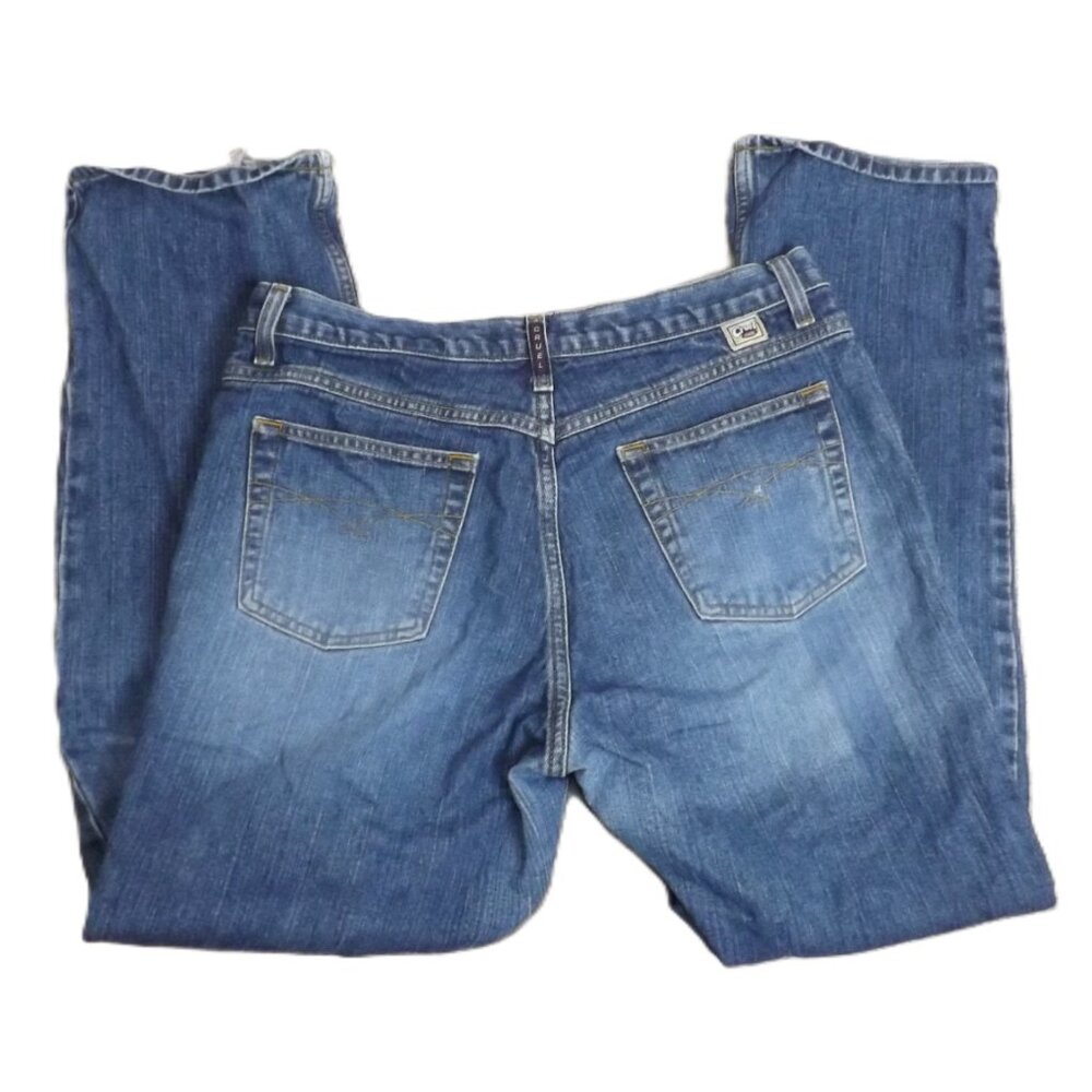 VTG Y2K Cruel Girl Womens Low Rise Boot Cut Medium Wash Jeans Size 15R  34x32